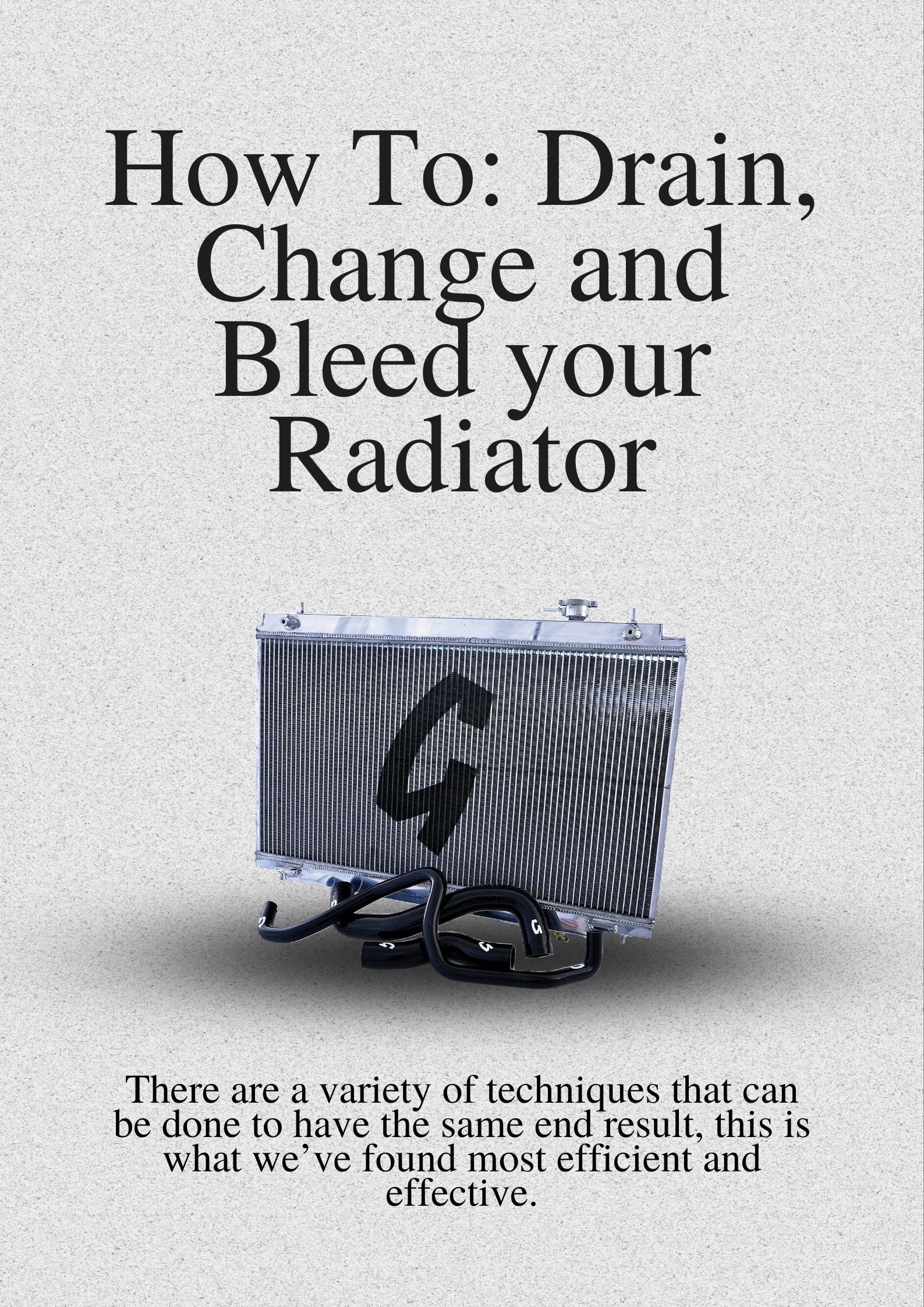 DIY: How to Drain, Change and Bleed your Radiator