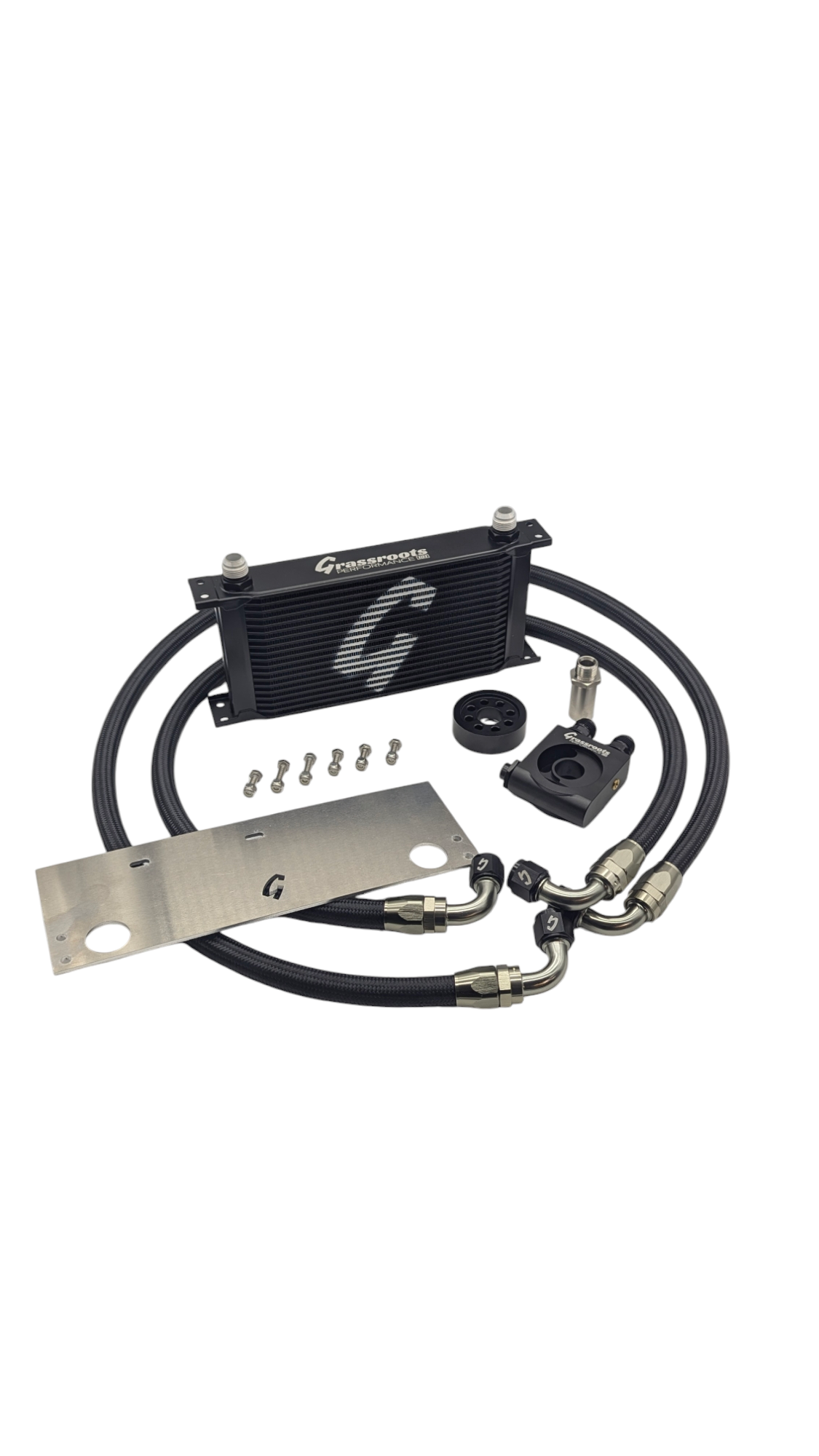 FRS/BRZ/GT86 Thermostatic Direct-Fit 19-Row Oil Cooler Kit