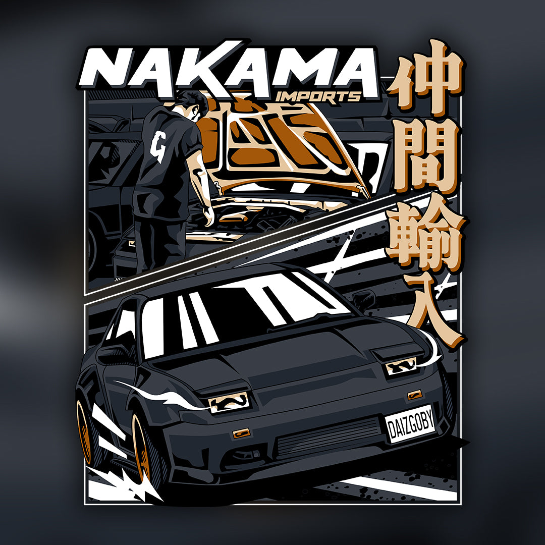 Nakama Imports - 180SX Hoodie Sweatshirt