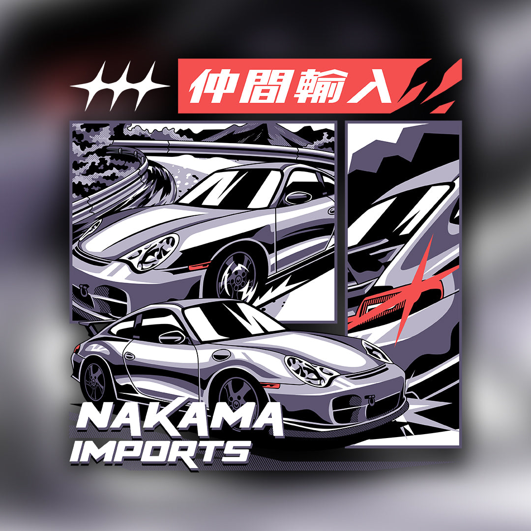 Nakama Imports - Porsche Hoodie Sweatshirt