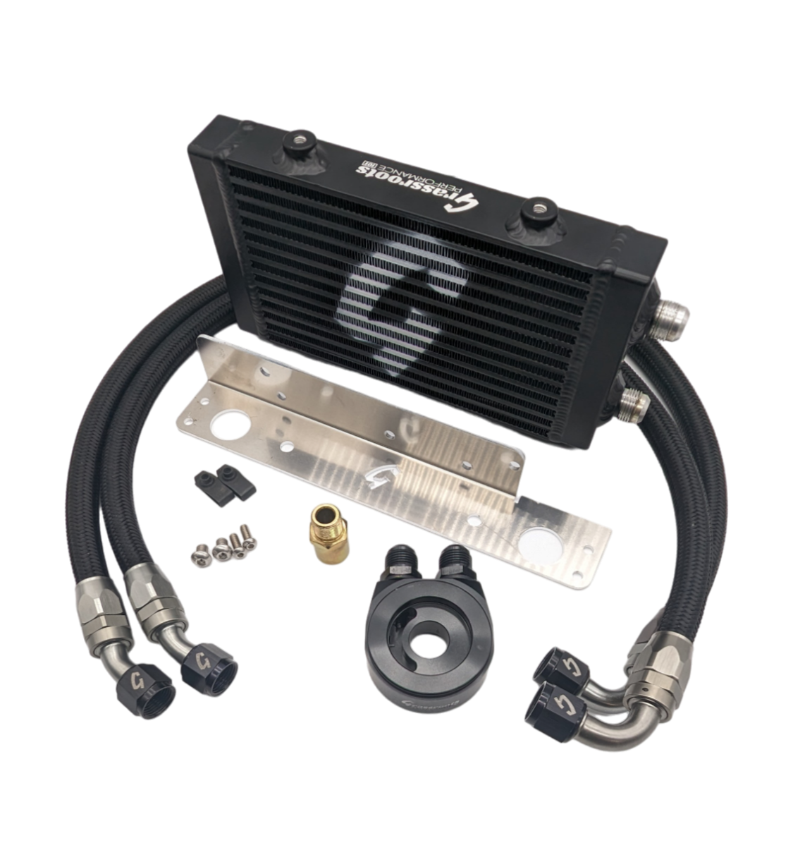 370z/G37 Direct-Fit Dual Pass Oil Cooler Kit