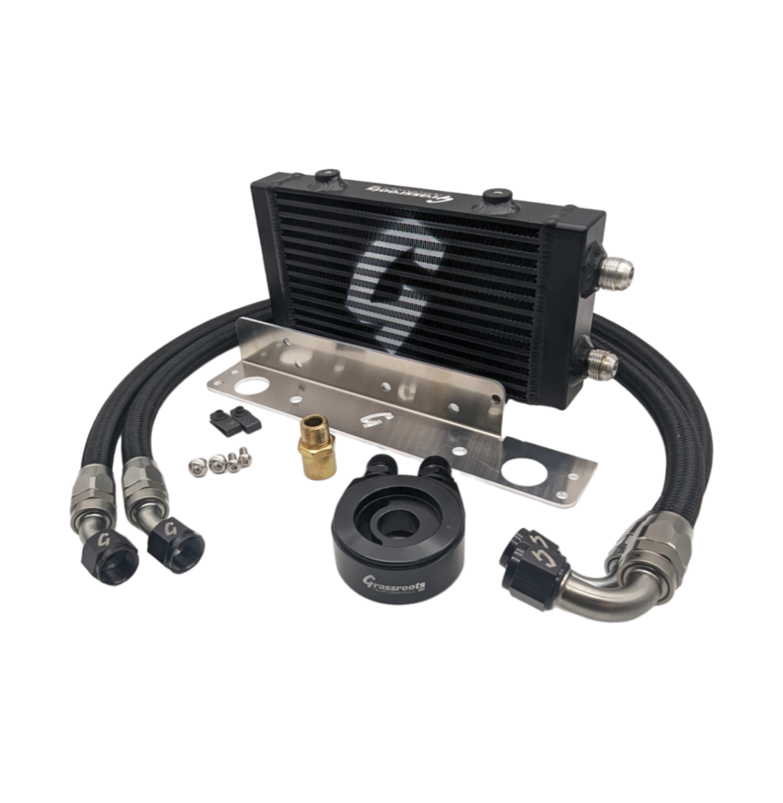 370z/G37 Direct-Fit Dual Pass Oil Cooler Kit