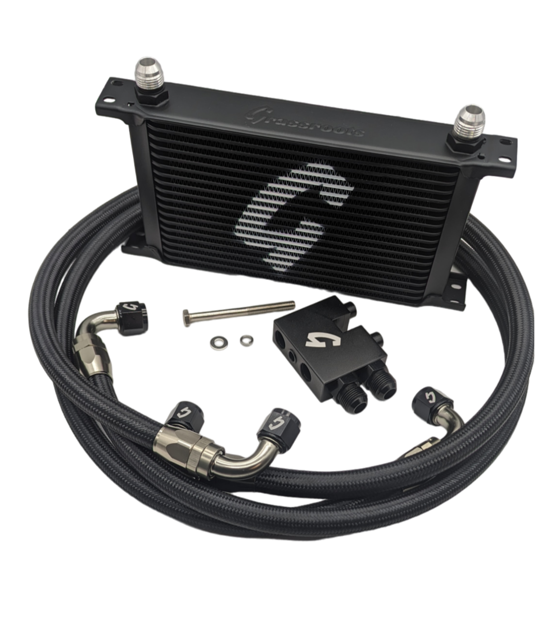 BMW E82/E90/E92/E93 N54 Direct-Fit 19-Row Oil Cooler Kit