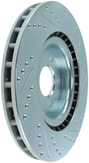 StopTech Select Sport 07-10 Ford Shelby Slotted and Drilled Right Rotor