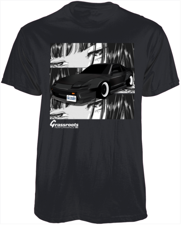 (Days Go By) x Manga Black T-Shirt