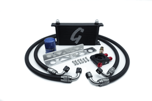 Nissan 350z Infiniti G35 Thermostatic 19-Row Oil Cooler Kit with Oil Filter