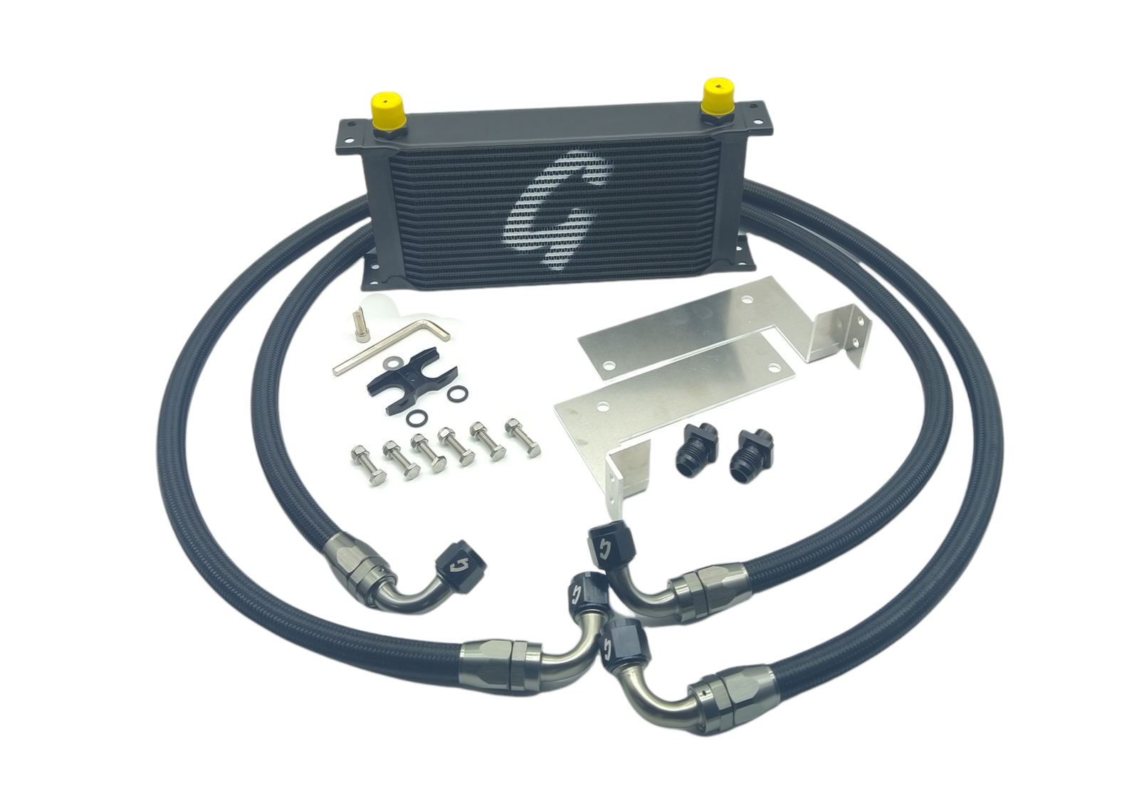 BMW E46 Direct-Fit 19-Row Oil Cooler Kit