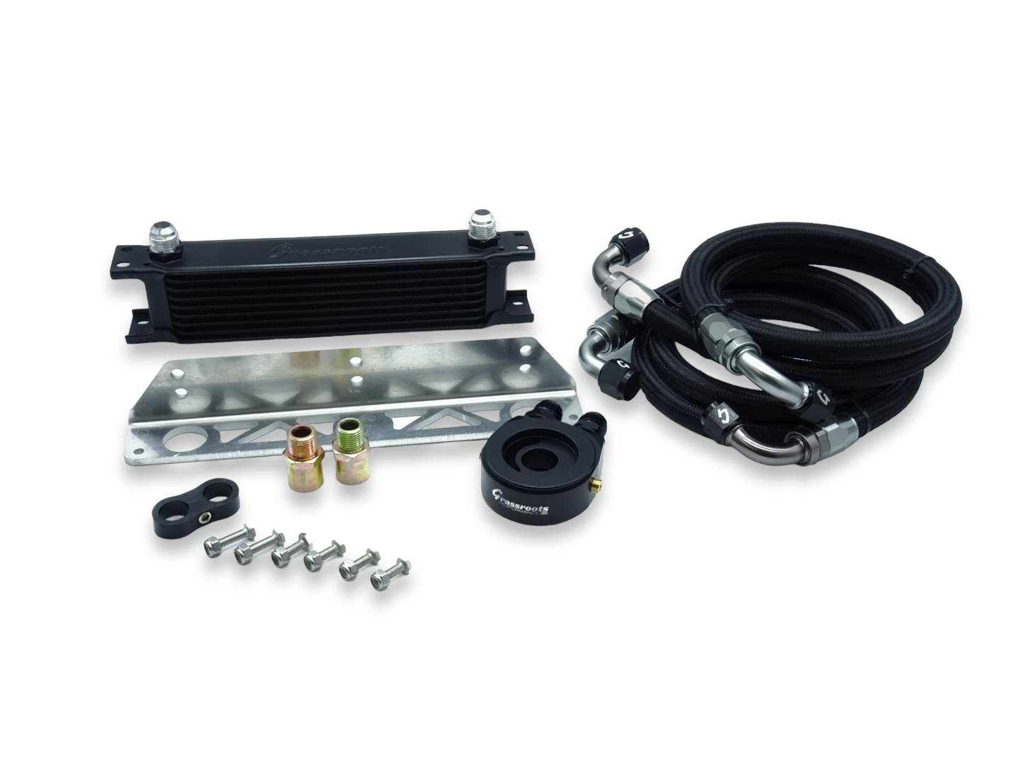 Universal 10-Row Performance Oil Cooler Kit Grassroots Performance