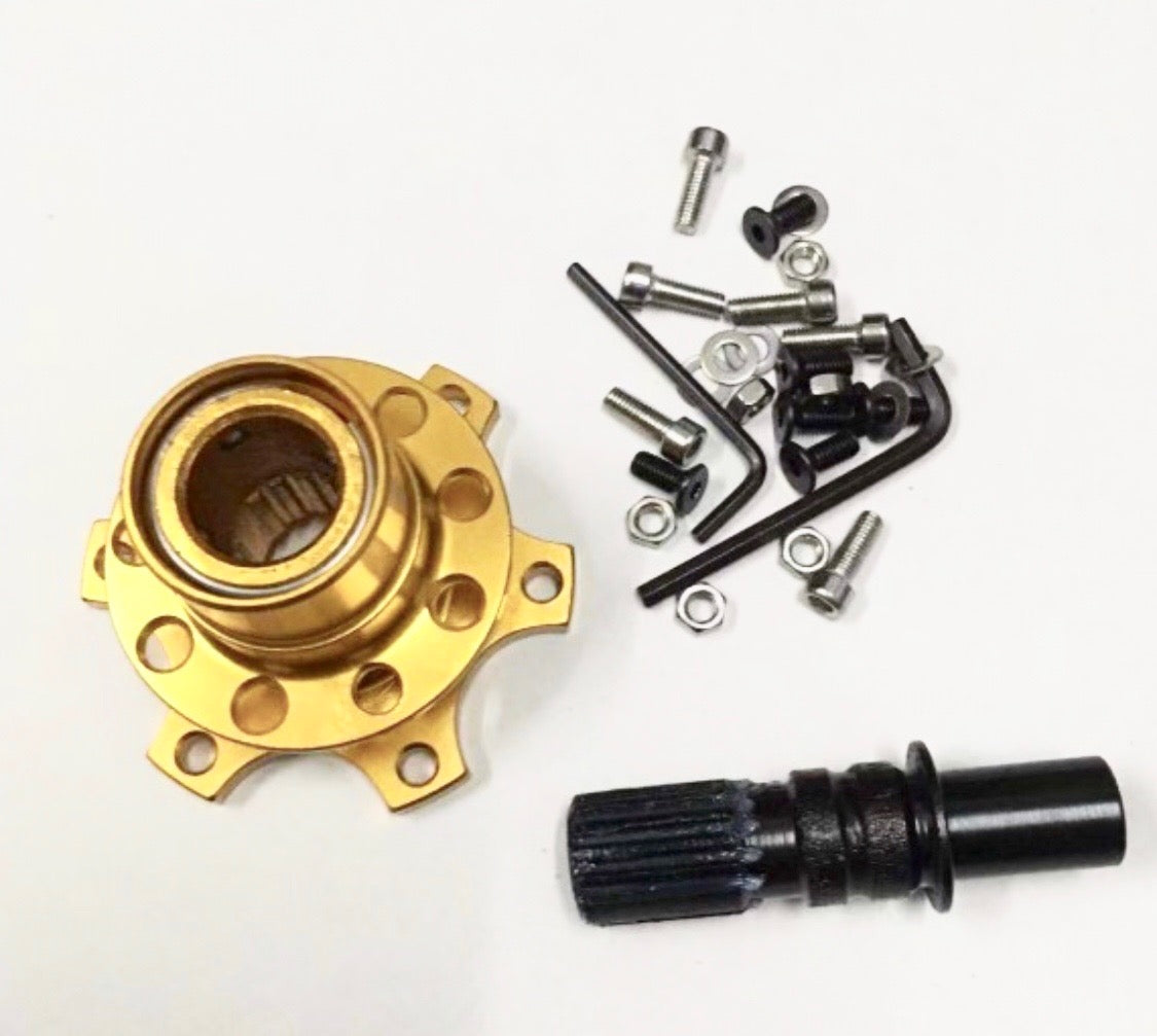 Quick Release WELD-ON Steering Wheel Hub