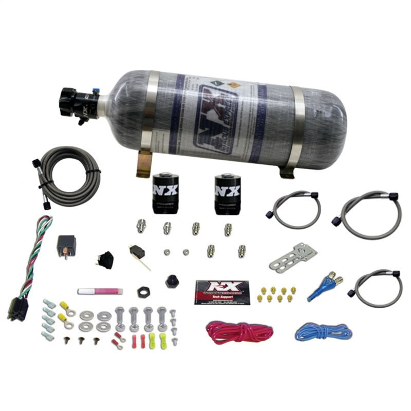 Nitrous Express GM EFI Race Single Nozzle Nitrous Kit (100-250HP) w/Composite Bottle