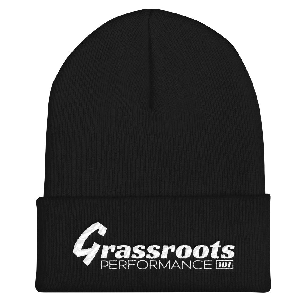 Grassroots Embroidered Cuffed Beanie (Full Logo)