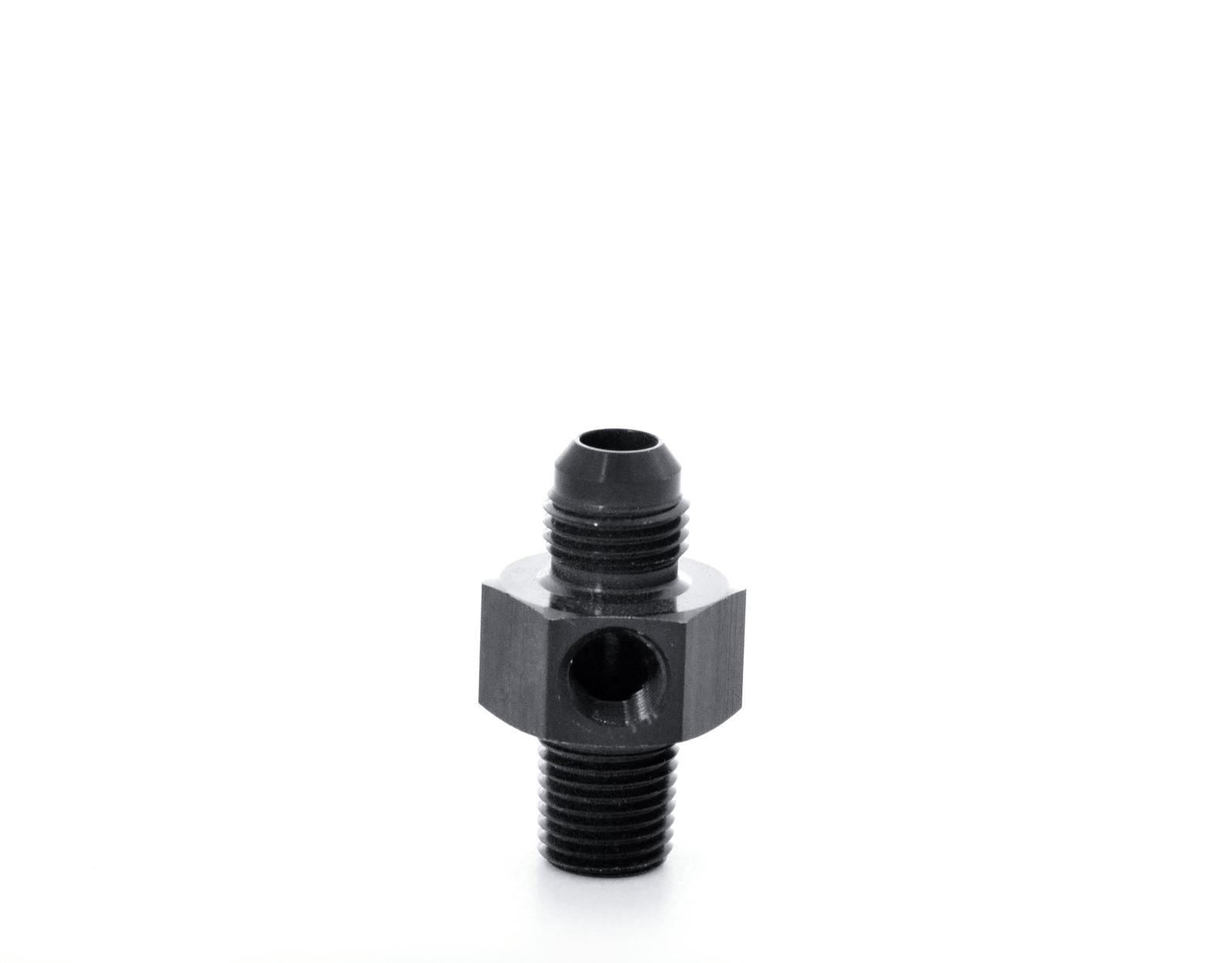 1/4" MIP x -6AN + 1/8" NPT Fitting